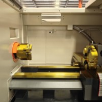 Tour à métaux CNC à banc plat horizontal CK6150, robuste, pour pièces métalliques