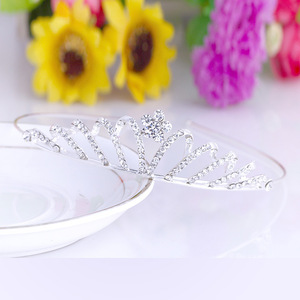 Tiara bonita <span class=keywords><strong>de</strong></span> moda para niña, accesorios para el cabello, tiaras y <span class=keywords><strong>coronas</strong></span> <span class=keywords><strong>de</strong></span> cristal <span class=keywords><strong>de</strong></span> princesa para actuaciones <span class=keywords><strong>de</strong></span> baile y fiesta - Product Image 5