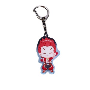 Porte-clés en acrylique double couche <span class=keywords><strong>Douluo</strong></span> Q-version avec pendentif en verre et motif de dessin animé - Product Image 5