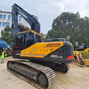 Excavatrice d'occasion Hyundai 220lc-9s de 22 tonnes avec moteur d'origine, pompe PLC et roulement - Coréen - Product Image 4
