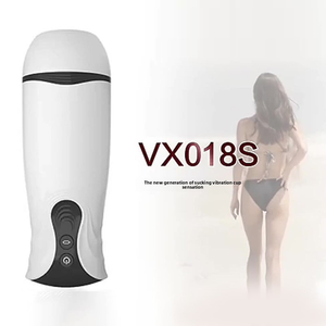 الجملة التلقائي الدورية تهتز مص الاستمناء كوب للرجال مع 4-10 وسائط واقعية الصوت الذكور لعبة الجنس - Product Image 6