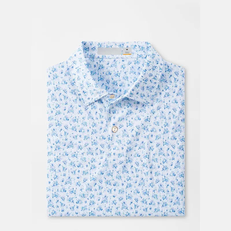 Men's golf custom polo shirt full print wholesale breathable quick-drying guarantee quality polo shirts