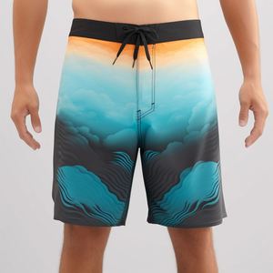 Custom <b>Mens</b> Swim <b>Trunks</b> Quick Dry Board Shorts Drawstring Breathable Hawaiian Style Beach Shorts Boardshorts - Product Image 1