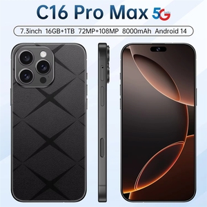 Nouveau Smartphone C16 Pro <span class=keywords><strong>Max</strong></span> Écran In-cell 6,6 pouces 8+256G Android 13 Caméra arrière HD MP CDMA Anglais - Product Image 3