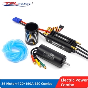 Ensemble combo moteur/contrôleur de vitesse électrique TFL 36 -V2 Series ESC 3660 3682 SSS Motor <span class=keywords><strong>Hobbywing</strong></span> <span class=keywords><strong>120A</strong></span> V3/160A V4 RTR Refroidissement par eau - Product Image 2