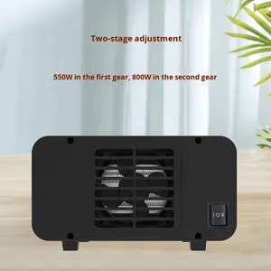 Petit réchaud électrique économe en énergie Chauffage rapide Élément chauffant PTC Ventilateur de protection contre la surchauffe Nouveau bureau en plastique transfrontalier - Product Image 5