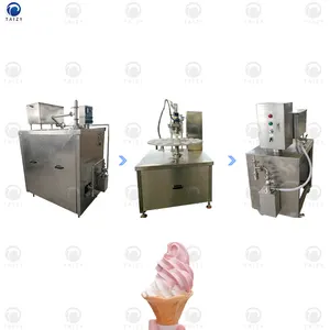 Otomatik dondurma yapma makineleri dondurucu buz dondurma makinesi reçel pompası