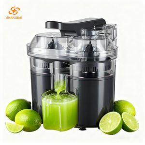 Presse-agrumes électrique SHANGKAI à double tête avec câble USB pour la maison et la cuisine – Préparez des jus frais au quotidien (<span class=keywords><strong>orange</strong></span>, citron) – Presse-agrumes manuel - Product Image 1