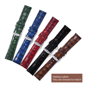 JUELONG Premium Cowhide Genuine <strong>Leather</strong> Watch <strong>Strap</strong> Vintage Smooth <strong>Leather</strong> Bamboo Textured Watch Bands for Men <strong>Wrist</strong> 18 20 22mm - Product Image 2