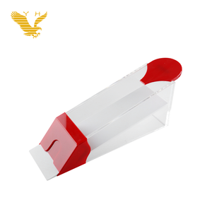 YH <span class=keywords><strong>Casino</strong></span> - Barajador de Cartas de Póquer Profesional de Acrílico para 8 Barajas, con Cabeza Roja - Product Image 6