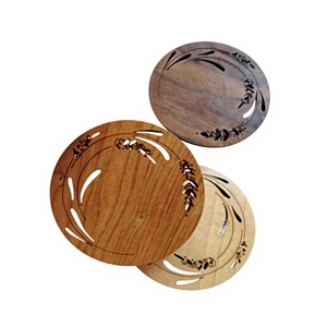 Sous-verres en bois de forme personnalisée pour cafés, restaurants, planificateurs de mariages et décoration d'événements personnalisée - Product Image 1