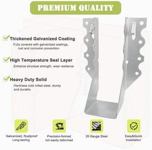 Connecteur <span class=keywords><strong>d</strong></span>'angle métallique personnalisable en usine, support de poutre en acier pour <span class=keywords><strong>la</strong></span> construction, idéal pour <span class=keywords><strong>la</strong></span> connexion du bois – <span class=keywords><strong>Vente</strong></span> chaude - Product Image 2