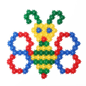 Bloques de Construcción HEXIE, juego de bloques Hexie que pueden estimular la imaginación de los niños, juego de 96 piezas, cada una con 24 piezas. - Product Image 4