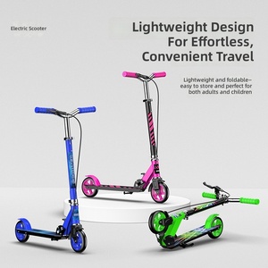 Monopattino per Bambini con Luci, 2 Grandi Ruote, Pieghevole e Regolabile in Altezza, per Bambini e Ragazzi dai <span class=keywords><strong>3</strong></span> Anni in Su fino agli Adolescenti - Product Image 3