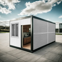 Maison préfabriquée pliable sur mesure avec design respirant pour hôtel, hôpital, chantier de construction et usage de bureau temporaire