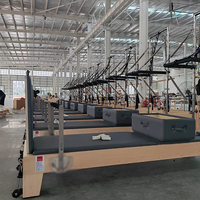 Equipo de Pilates, Máquina de Pilates de Madera de Arce, Reformer de Pilates de Madera de Arce, Torre de Pilates para Estudio de Yoga