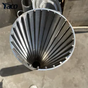 2'' 2.5'' Sand Pipe Filter Blind End Pitch 0.1mm Wedge Wire Filter Screens With Connection Threaded NPT
