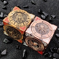 Hochgeschwindigkeits-Einzigartige Mechanische DND-Würfel 6-Seitiger Spinner D6 Metallwürfel für Rollenspiele