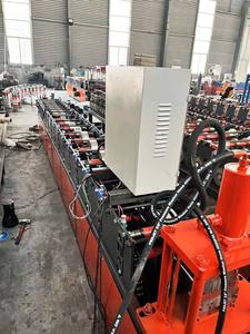 الصين باب جراج من الفولاذ صنع آلات Rollformer مصنع قطاع مواد بناء مصراع الباب صنع آلة - Product Image 4