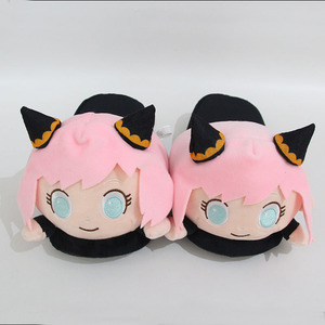 รองเท้าผ้าพลัฌลายการ์ตูนอนิเมะน่ารัก SPY x FAMILY อันยา สำหรับเด็ก ดีไซน์ใหม่ ขายส่ง ของใช้ประจำวัน รองเท้าผ้าฝ้ายอุ่นๆ - Product Image 1