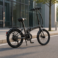 Vélo électrique pliable 20 pouces 36V 400W pour adulte avec frein à disque et écran LCD pour les trajets en ville