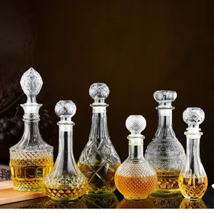 glass bottle 230ml 240ml 500ml 520ml 560ml 735ml 750ml 820ml 900ml 960ml 970ml vodka whisky tequila rum liquor wine bottles