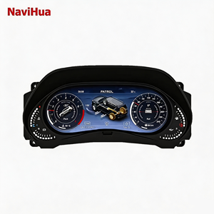 Navihua - Tableau de bord LCD pour Nissan Patrol Y62 2008-2022 - Système Linux - Instrument numérique - Cockpit virtuel automatique - Product Image 1