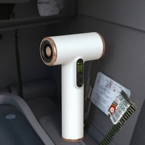 Sèche-cheveux professionnel de luxe sans fil rechargeable par USB à haute vitesse, portable pour salon, hôtel, camping-car - Product Image 1
