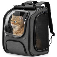Sac à dos pliable pour chat et chien en polyester respirant avec fermeture éclair, sac à bandoulière portable pour sorties, capacité universelle de 5 kg, idéal pour les voyages