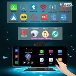 จอแสดงผลในรถยนต์แบบพกพาขนาด 10.26 นิ้ว รองรับ Wireless Carplay และ Android Auto พร้อมกล้องบันทึกหน้า-หลัง ความละเอียด 4K และระบบนำทาง GPS - Product Image 6