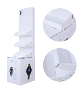 Xem Cửa Hàng Điểm Bán Các Tông Sàn Kệ Hiển Thị Giấy Sóng Hiển Thị Đứng Cho Khuyến Mãi - Product Image 6