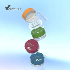 CP 新款设计化妆品空罐，适用于眼霜、面霜和身体乳，12g-150g，定制容器，带勺子（PETG） - Product Image 3