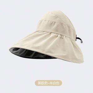 Chapeau de soleil bob pliable pour femme, style pêcheur, à large bord, printemps-été - Product Image 4