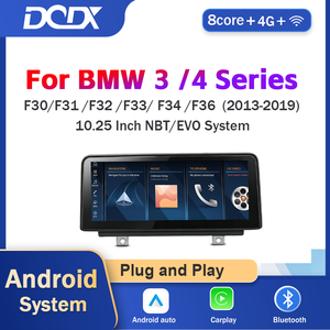 Reproductor Multimedia para Automóvil <span class=keywords><strong>Android</strong></span> con Precio de Fábrica, Radio para Automóvil con GPS para BMW Serie 3/4 F30 F31 F32, Carplay Inalámbrico, <span class=keywords><strong>Android</strong></span> <span class=keywords><strong>Auto</strong></span> - Product Image 1