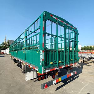 Nuevo Diseño, Semirremolque de Carga con Vallas de 3/4/5 Ejes, 80-100 Toneladas, Semirremolque con Vallas Laterales Desmontables para Ganado, en Venta - Product Image 5