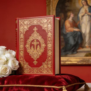 <span class=keywords><strong>Bible</strong></span> personnalisée <span class=keywords><strong>de</strong></span> luxe à couverture souple avec <span class=keywords><strong>film</strong></span> imprimé offset en carton ondulé laminé or estampillé - Product Image 3
