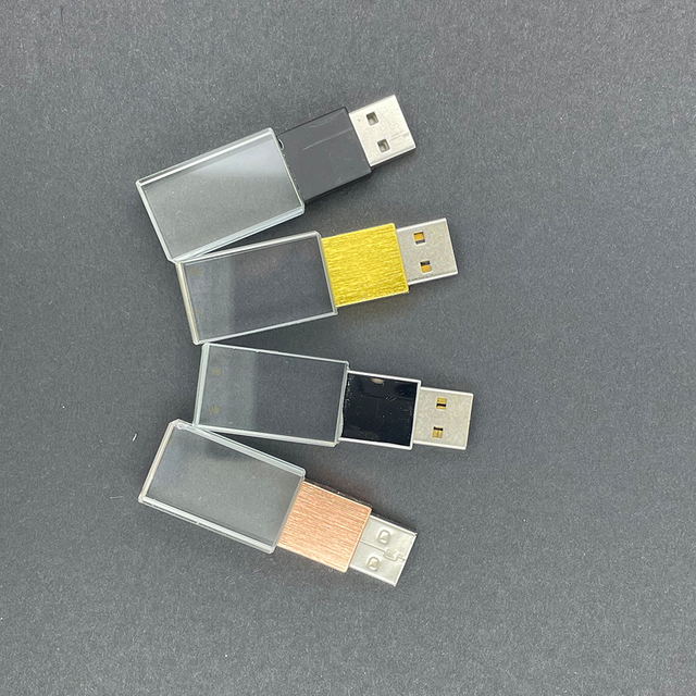 Crystal Usb Thumb Drive 8gb 16gb 32gb 64gb 128gb Pendrive Wholesale Memory Stick Bulk Custom Usb Drive Gift Promotional Usb