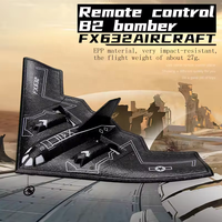 Avion RC FX632 de haute qualité, bombardier B2, contrôle sans fil 2,4 GHz, mini planeur 2CH, jouets pour enfants, cadeaux