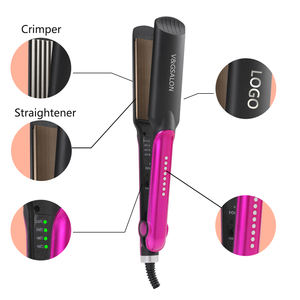 Fer à lisser électrique ondulations et fer plat <span class=keywords><strong>pour</strong></span> sertir les <span class=keywords><strong>cheveux</strong></span> Vente en gros d'usine directe en titane - Product Image 6