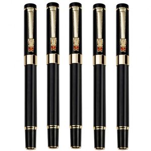 Luxury Snake Clip Metal Gel <b>Pen</b>, Black & <b>Gold</b> Executive <b>Pen</b> with Custom Logo for Business & Corporate Gifts - Product Image 6