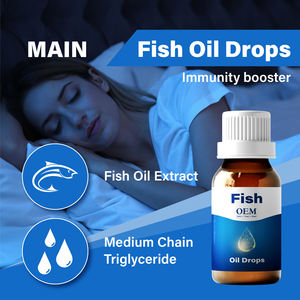 Bien-être <span class=keywords><strong>Best</strong></span> Seller Gouttes d'huile de poisson Omega 3 DHA EPA Nutritionnel Coeur Cerveau Immunité Soins de santé Gouttes d'huile nutritive Suppléments - Product Image 2