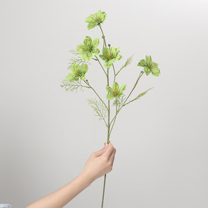 Bouquet de fleurs artificielles Gesang Dream Castle, fleurs en soie, décoration de mariage, accessoire de décoration pour la maison - Product Image 3