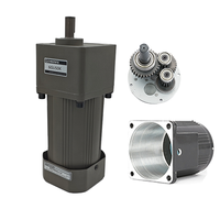 Moteur à engrenages micro AC industriel 180W avec boîte de vitesses 110V/220V/380V monophasé à vitesse constante pour systèmes de convoyage