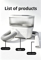 Kit de toilettage pour animaux de compagnie avec aspirateur silencieux rechargeable en matériau ABS, modèle X3 pour chiens et chats