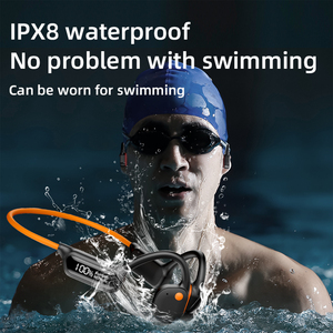 X10 30M Super Waterproof IPX8 Professional Bone Conduction Swimming Earbuds LED Display with MP3 32GB Player Wireless <strong>Headphones</strong> - Product Image 2