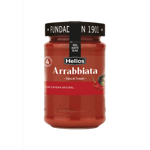 Salsa Helios Arrabbiata 380G con Chile Cayenne, Salsa de Chile Natural a Base de Tomate - Product Image 1