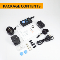 Meistverkauftes Hundetrainingshalsband 2-in-1 mit Piepton, Schock und Vibration, Elektrisches Hundehalsband, Wiederaufladbar und Wasserdicht