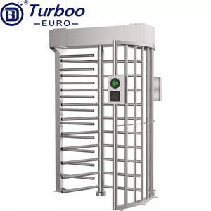 Tourniquet à hauteur totale à voie simple ou double 304S avec contrôle d'accès par reconnaissance faciale, portail rotatif pour atelier - Product Image 2