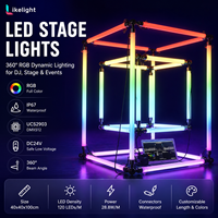 Barra de Luz LED RGB de 360 Grados, 1M, DC24V, IP67, DMX512, Matriz 3D, 120LEDs/M, Tubo de Píxeles LED para Escenarios, DJ, Discotecas, OEM ODM