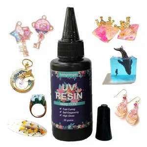 Wholesale Crystal Clear UV Resin 100g for doming DIY Curing Adhesive Crafts Jewel Keychain